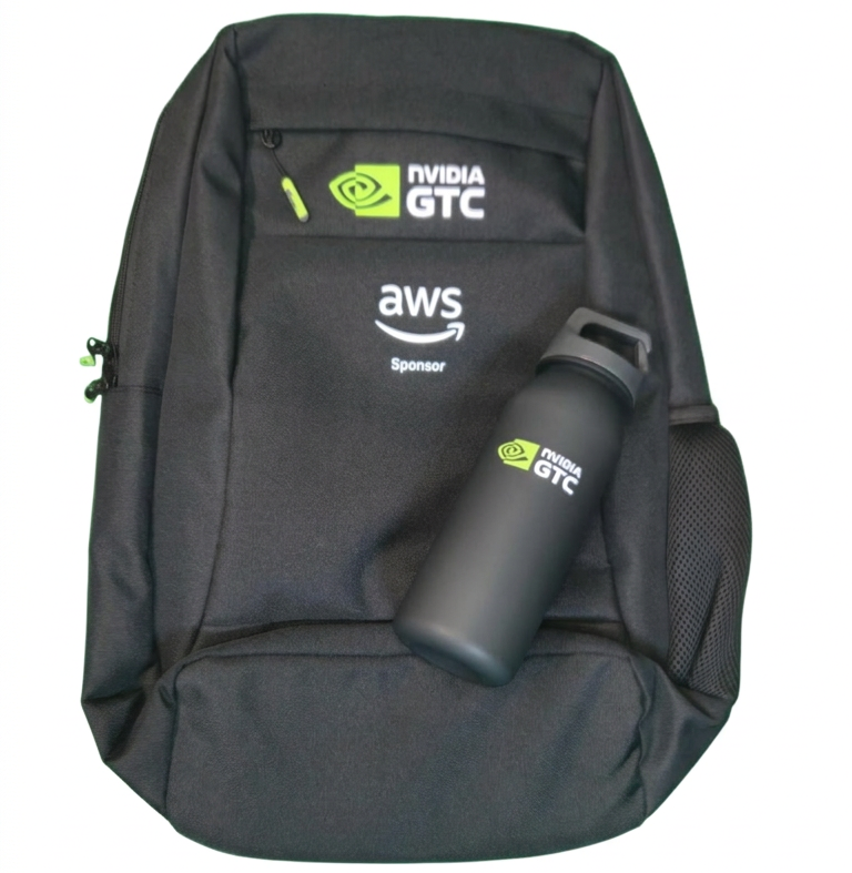 NVIDIA GTC 2026 イベント限定バックパック NVIDIA GTC SanJose 2026 Backpack Black and Water Bottle | eBay