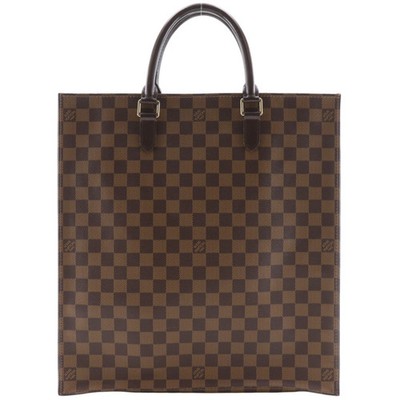 Louis Vuitton Sack Pla N51140 Tote Damier Canvas Brown 2006 Unisex Bag #NB1756