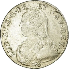 [#33697] Coin, France, Louis XV, 1/2 Écu aux branches d'olivier, 1/2 ECU, 44 Sol