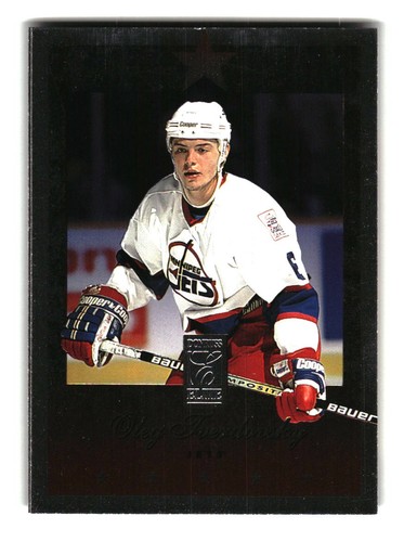 1995 Donruss Elite Oleg Tverdovsky [Die-Cuts] #6 card