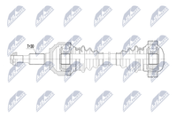 Nty Antriebswelle NPW-PS-014 FüR Porsche