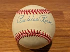Pee Wee Reese Signed Baseball. Official National League Ball. JSA LOA