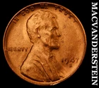 1947-S Lincoln Wheat Cent- Red Choice Gem Brilliant Uncirculated Luster #i5325