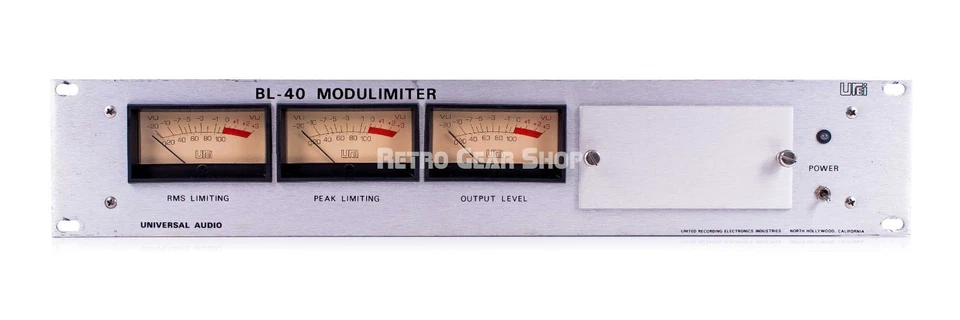 Urei Universal Audio BL-40 Modulimiter Vintage Compressor Serviced BL40 #912 - Image 2 of 4