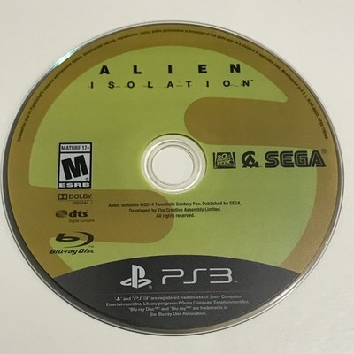 Alien Isolation (Sony PlayStation 3, 2014) PS3 Tested