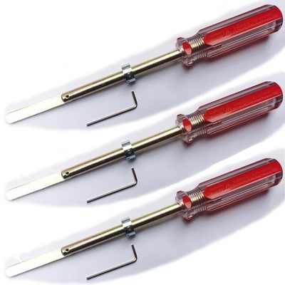 Elevator Drop Key Door Emergency with Handle  (3, Red) Red 