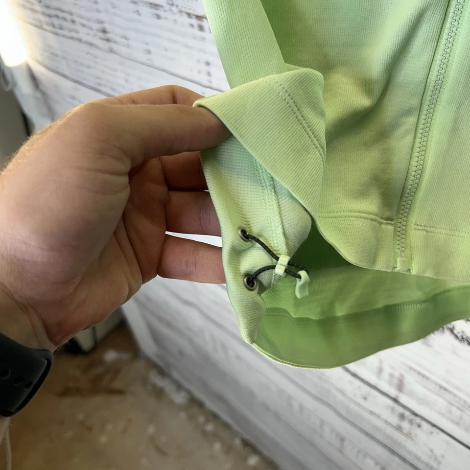 Rapha Brevet Jersey Cycling Short Sleeve Mint Green Reflective Womens Large $200 - Image 2 of 4