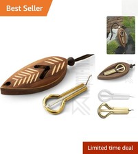 Traditional Altay Jew's Harp: Compact Beginner Instrument with Beautiful Case
