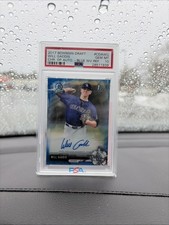 2017 Bowman Draft Will Gaddis Chr. Dp Auto- Blue Wv. Ref