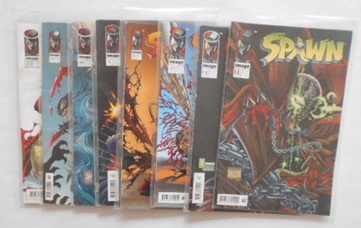 Spawn 11 bis 20 - es fehlt Nr. 12 u. Nr. 15 (Kisokausgabe) [8 Comics]. Image Com
