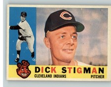 1960 TOPPS #507 DICK STIGMAN INDIANS NR-MT 399919 (KYCARDS)
