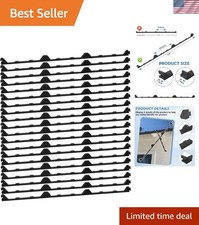 12-Inch UV Resistant Foam Closure Strips - 20 Pcs for Corrugated Roofing Systems