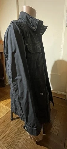 ESPRIT DEAN WINCHESTER SUPERNATURAL INSPIRED JACKET BLACK BLUE M TUCK AWAY HOOD image 8