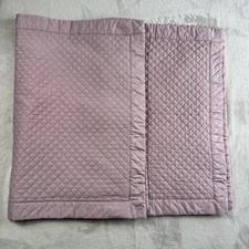 Ralph Lauren Wyatt Quilted x 2 Pillow Shams Dutchess Lavender Purple 20 x 28  