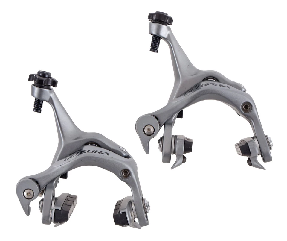 Juego de pinzas de freno delanteras y traseras Shimano Ultegra BR-6700 para bicicleta de carretera de doble pivote Foto 2 de 4