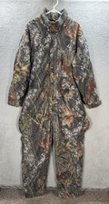 Cabelas Coveralls Adult Large Regular Mossy Oak Breakup Camo Insulated Dry Plus