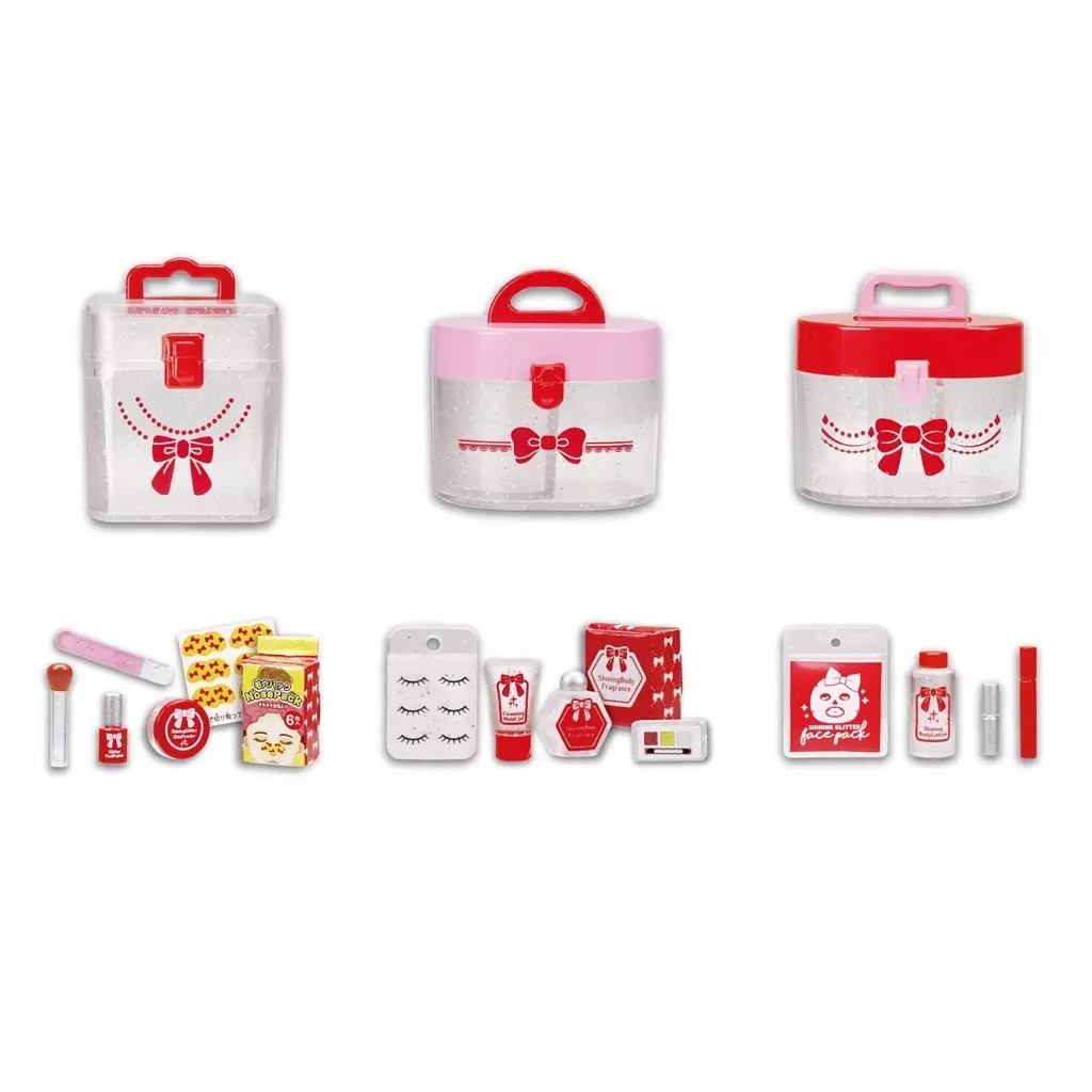 Juego de mini figuras de 6 tipos “Caja de cosméticos y maquillaje Twinkle Shiny”