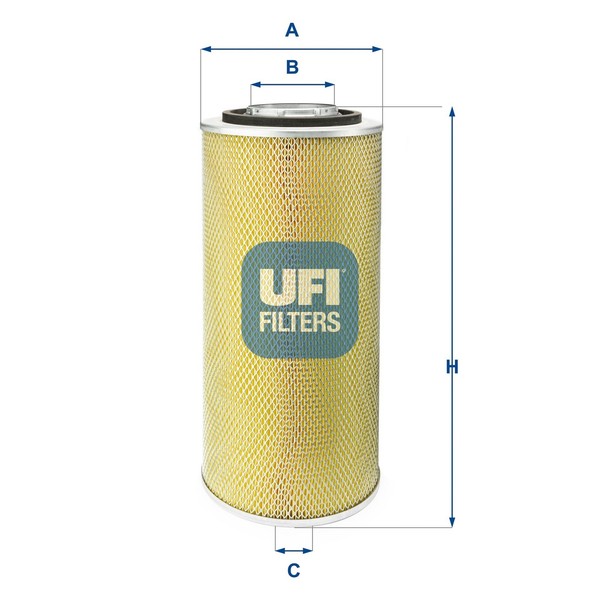 UFI Luftfilter 27.806.00 Filtereinsatz FüR Mercedes Actros 303 405 Unimog 407 PA-image