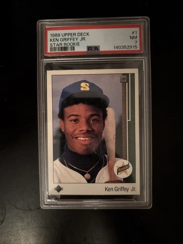 1989 Upper Deck #1 Ken Griffey Jr. RC - PSA 7 NM - NEW