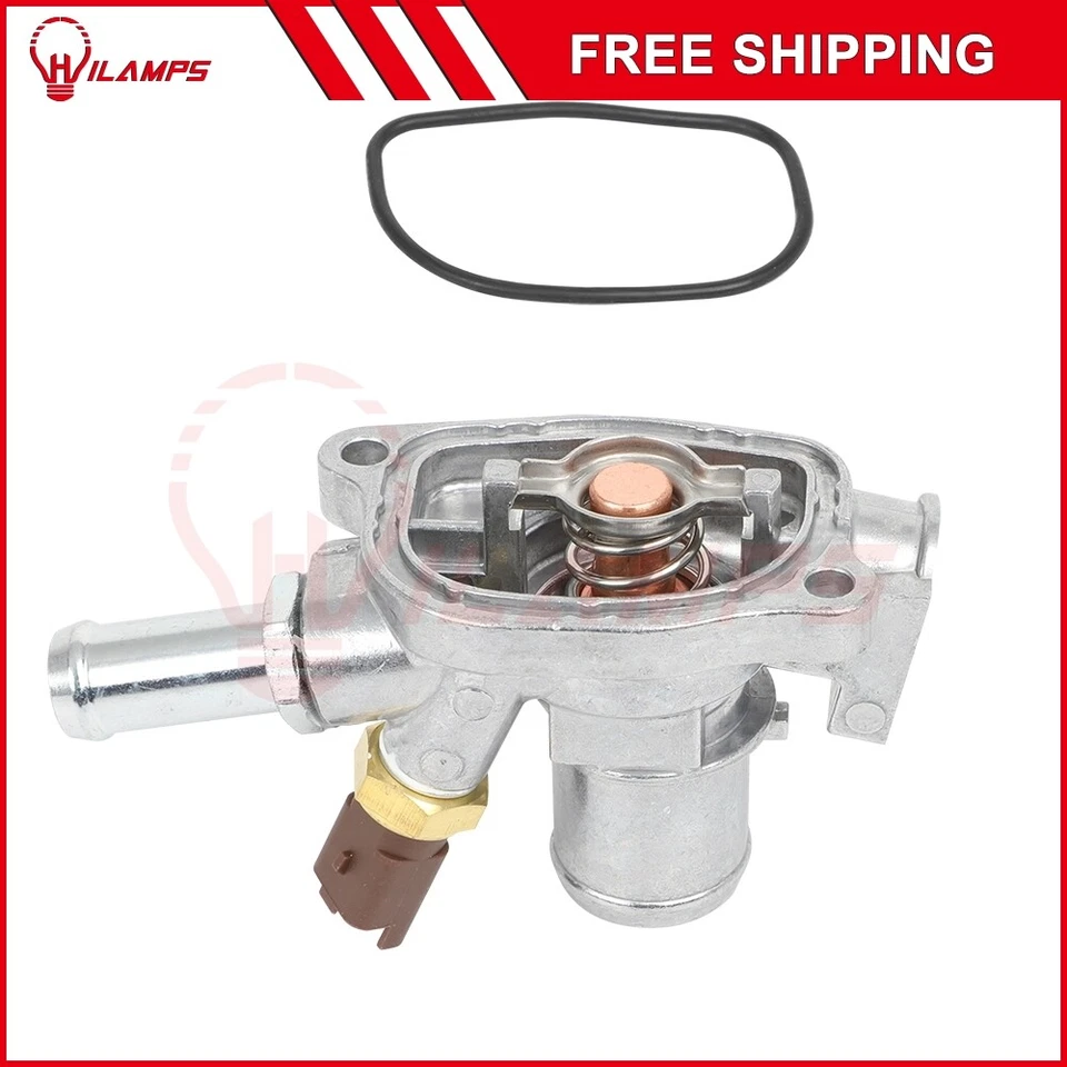 Conjunto de carcaça de termostato para Dodge Dart 2013-2016 Fiat 500L 2014-2017 1.4L l4 - Imagem 3 de 4