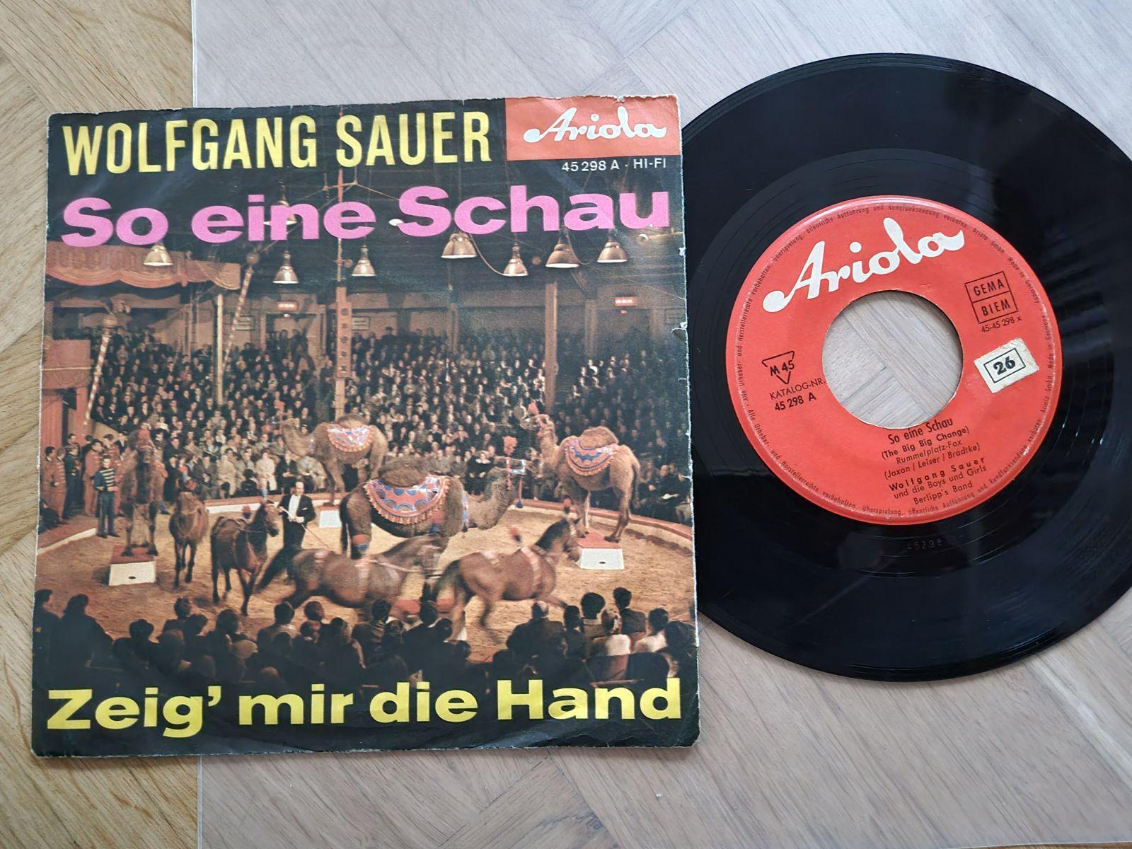 7"" Single Wolfgang Sauer - So eine Schau Vinyl Germany/ CV Guy Mitchell