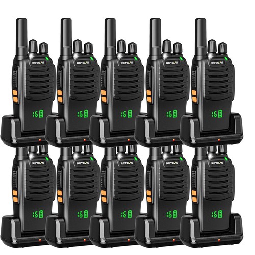 10*Retevis H777 Affordable Business 2W Two-Way Radio Rechargeable for School - Photo 2/19
