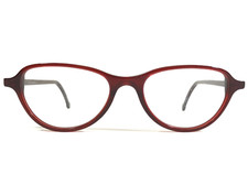 Vintage la Eyeworks Eyeglasses Frames BUBBLE 245 Red Brown Round 47-18-130