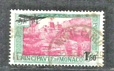 9838- SELLO CLASICO AEREO MONACO AÑO 1933 Nº1 VALOR 32,00 
