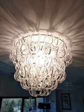 Plafoniera GIOGALI 50 CR VISTOSI, in CROMO E CRISTALLO E27 4X70W