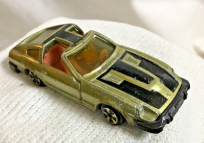Toy Die-cast, KIDCO  1981 Gold Datsun Z - 1/64, T top,
