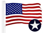 American US USA Flag 6x10FT Embroidered Polyester Brass Grommets G128