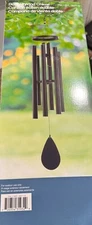 Stylecraft Double Wind Chime, 7 in. Diameter x 46 in. H Harmonic Aluminum Tubes