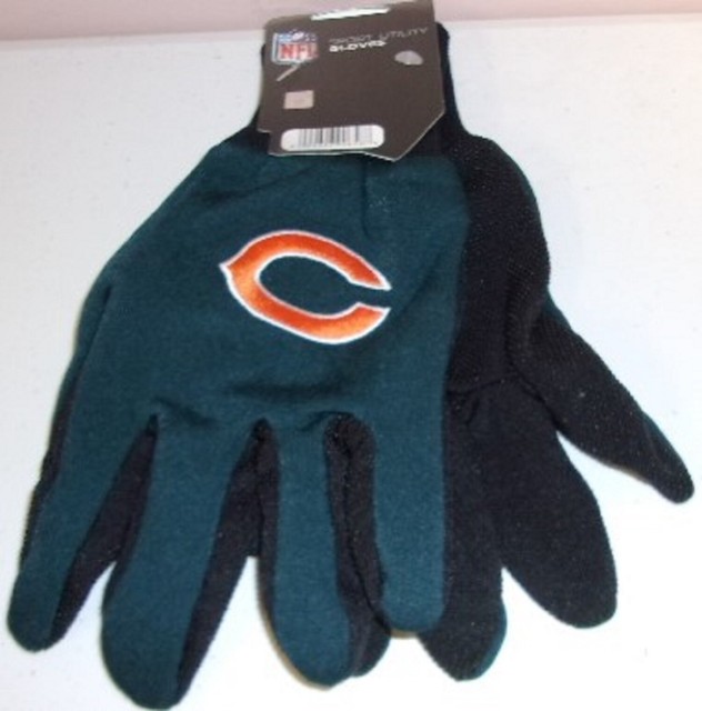 Chicago Bears Officially Licensed 2Toned Sport Utility Gloves 8 eBay