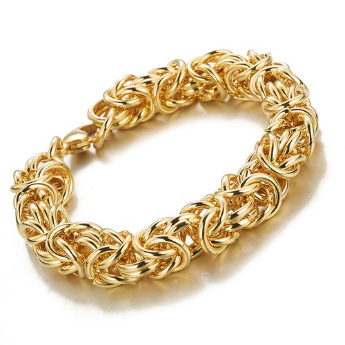 Fashion 6/8/10mm Round Byzantine Chain Stainless Steel Men Women Necklace 7-40" - Picture 32 of 32