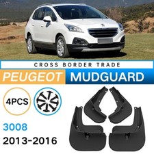 For Peugeot 308 2013-2016 ABS Plastic Fender car tire mud shield 4PCS