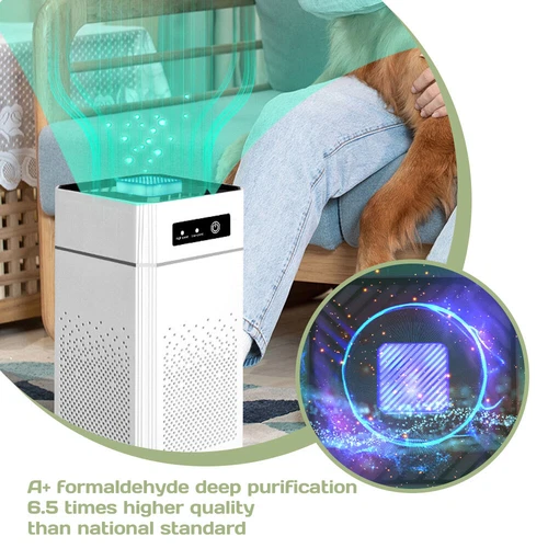 Air Purifier for Home Large Room True HEPA Washable Filter Allergies Odor Smoke - Picture 6 of 15