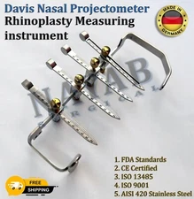 Davis Nasal Projectometer Rhinoplasty Measuring instrument Plastic Surgery Use