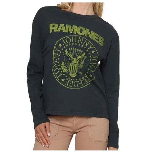 Daydreamer Ramones Band Graphic Long Sleeve T-Shirt Punk Rock Grunge