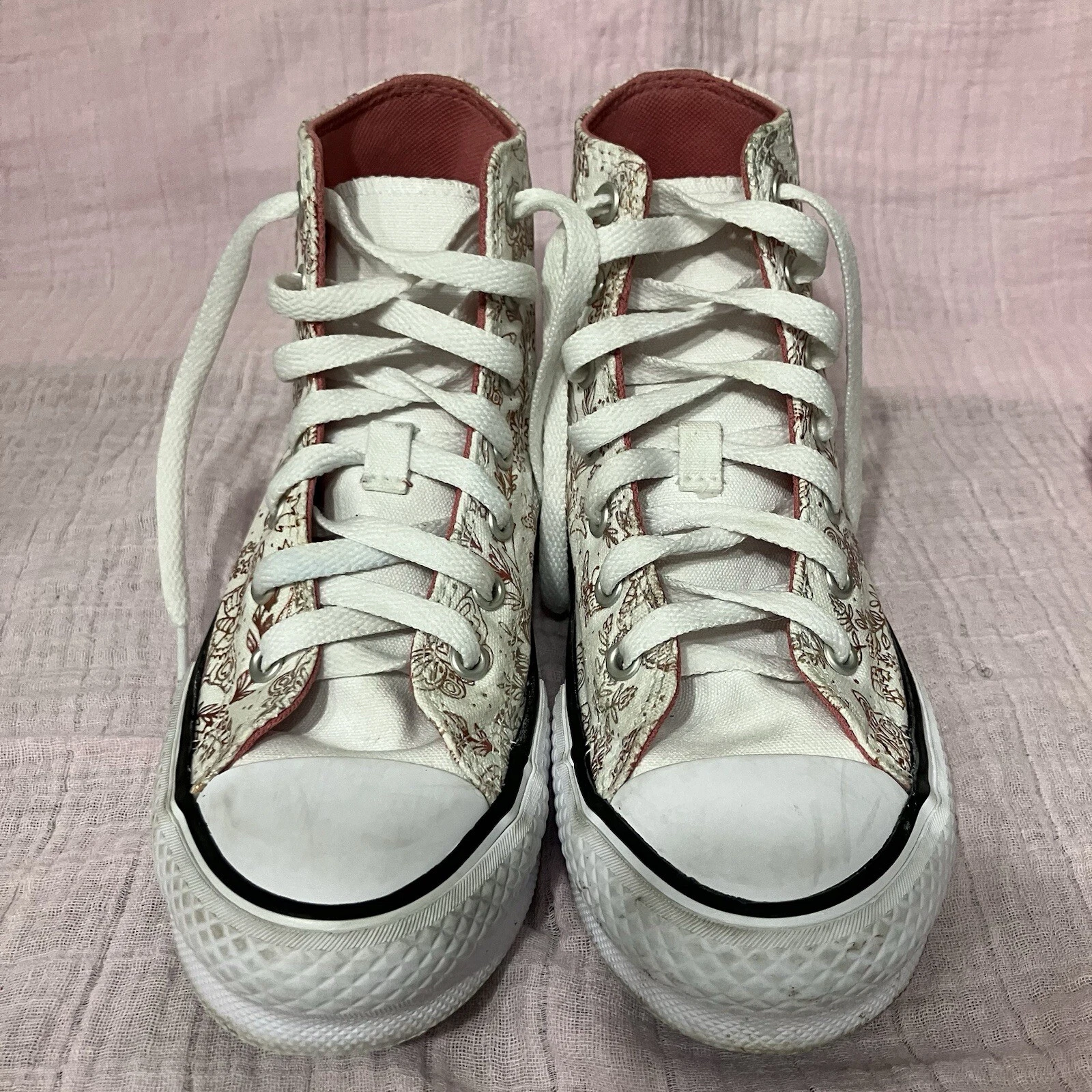 Chuck Taylor All Star Converse 2.5 Youth rosa farfalla