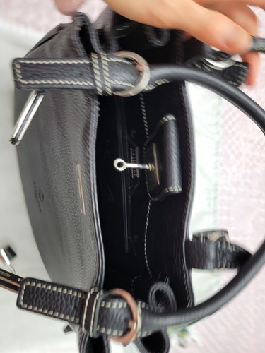NEW Kesslord Paris Large Black Tote Bag with Lock and Key - Picture 10 of 11
