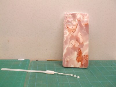 Redmi note 12 pro 5g pink pearly butterfly phone case and strap