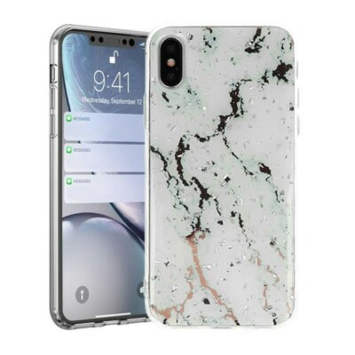 XIAOMI REDMI 9C Stein Marble Stone Brokat Hülle Glitzer Diamond Case HandyTasche