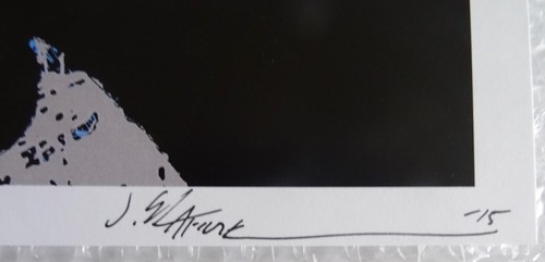 bATMAN PRINT DARK KNIGHT CAPE CRUSADER 2015 WONDER CON SIGNED ARTWORK neocurio - Picture 3 of 6