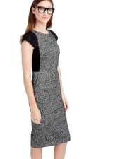J. Crew Tweed Wool Blend Cap Sleeve Careee dress Size 0