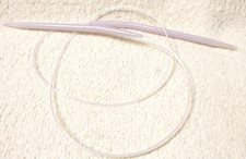 Knit Purple Plastic Knitting Needles - Circular-size 10 or 6 mm - 35.75" A3-4