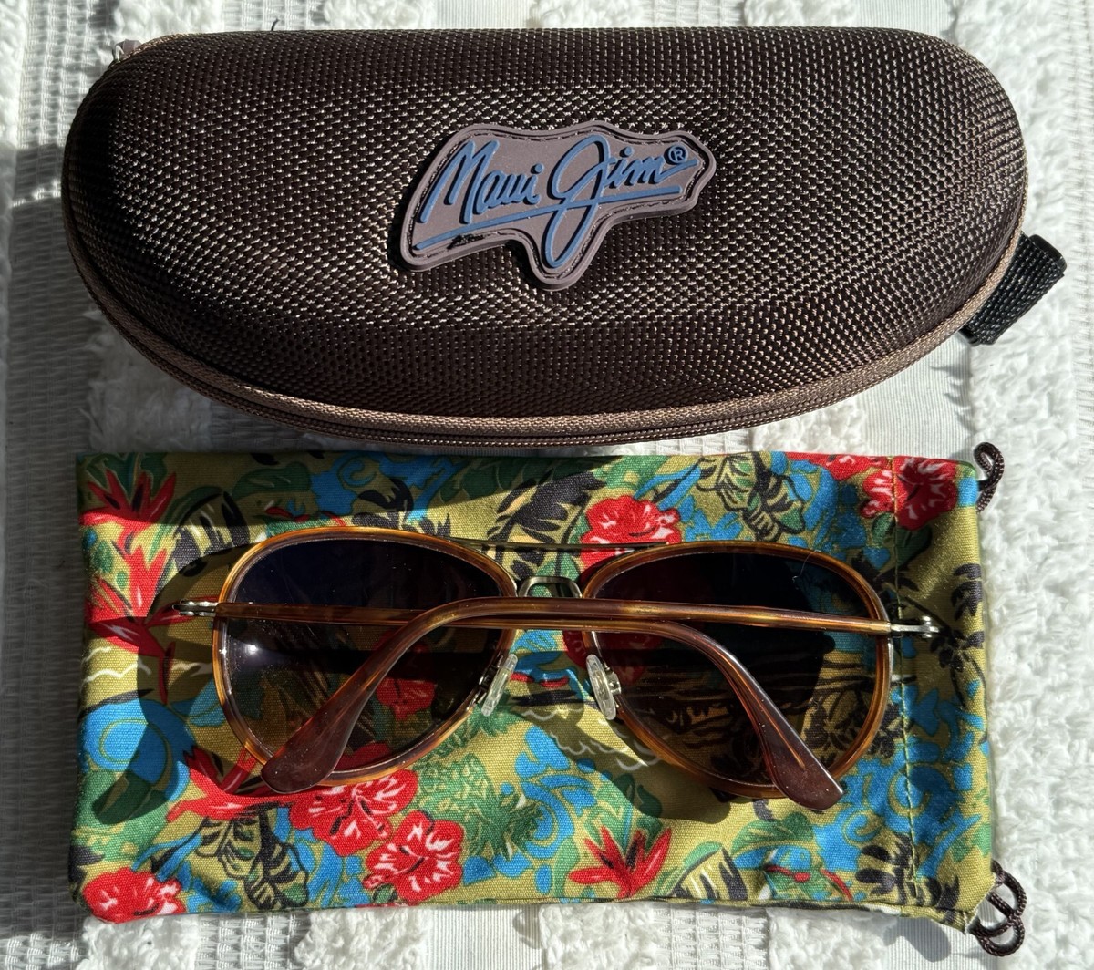 Maui Jim Honomanu 260 16C Titanium Tortoise Frame + HCL  display picture 1