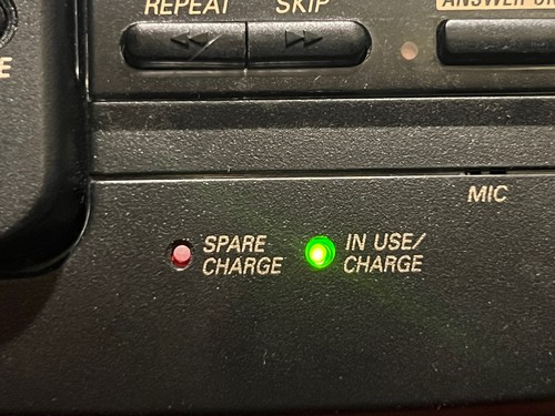 Teléfono inalámbrico Panasonic KX-T9550-B 900mhz usado con caja - Imagen 8 de 10