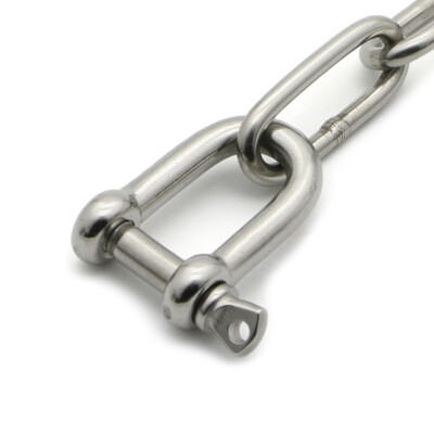 D Shackle Dee Shackles 4/5/6/8/10/12/14/16/18/20/22/25mm Stainless