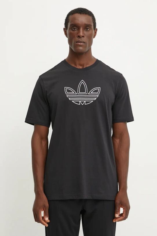 adidas Originals Men's Outlined Trefoil Short Sleeve Tee IY4882 | eBay