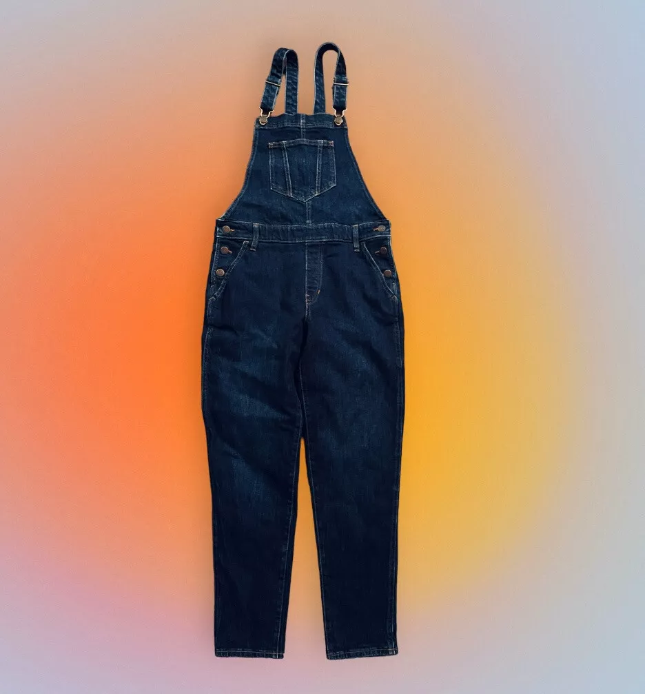 Dark blue hotsell jean overalls
